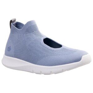 Spenco Orthotic Women's Peek-a-Boo Lite Sneaker  (Wide Fit) Celestial Blue